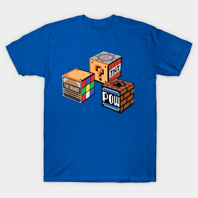 Geeky Cubes T-Shirt by d4n13ldesigns